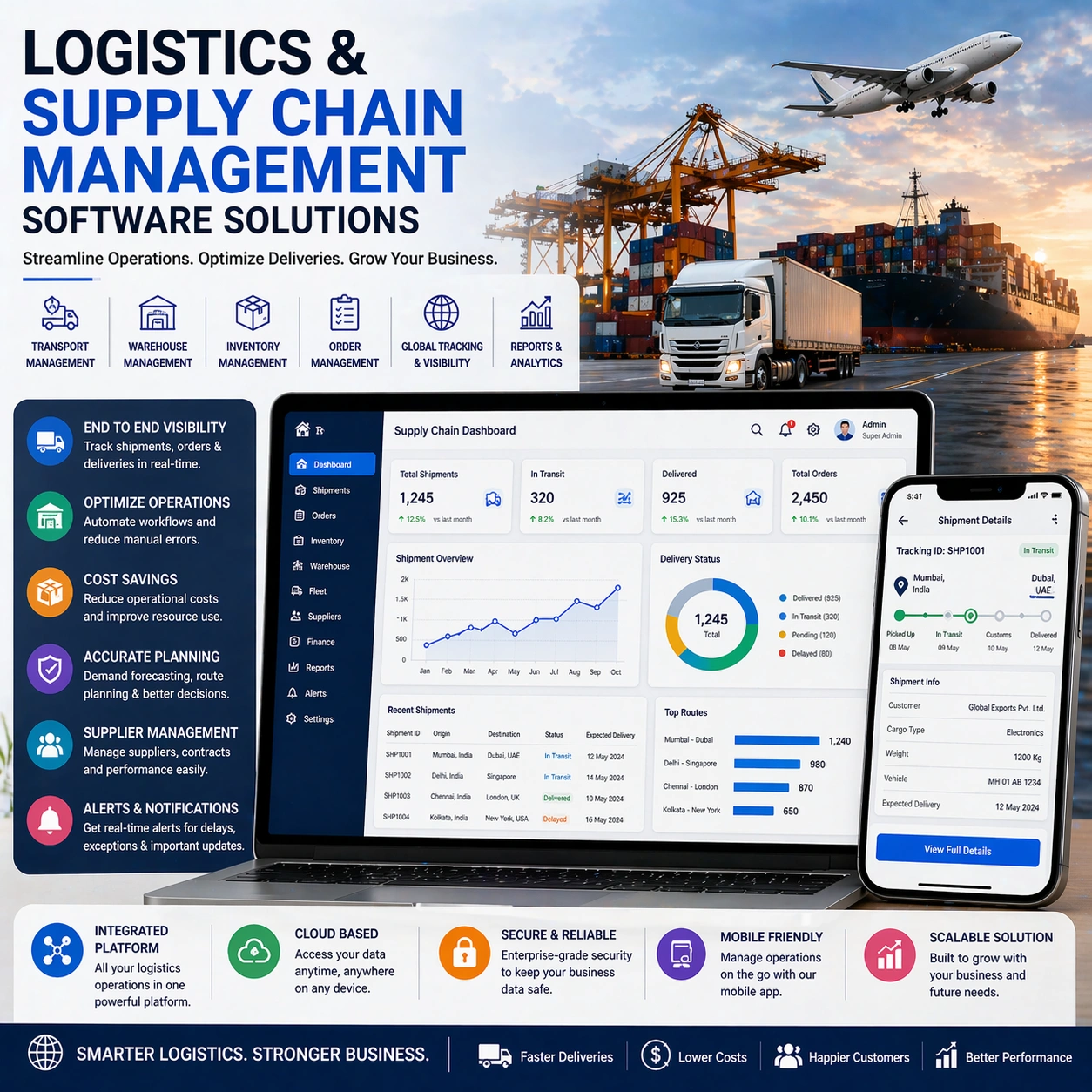 logistics and supply chain software development in India