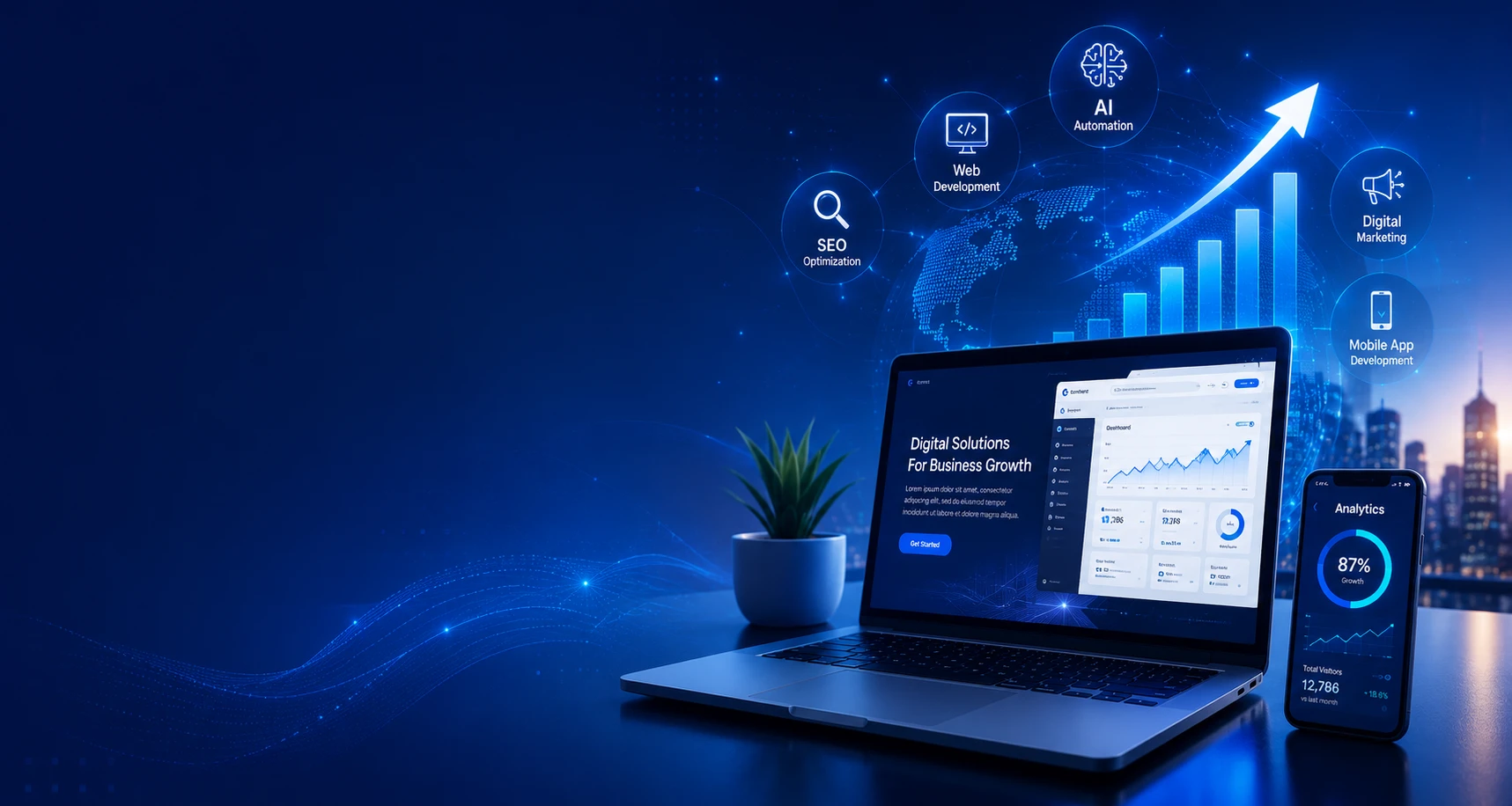 Custom Software Development, ERP, CRM and Mobile App Development Solutions